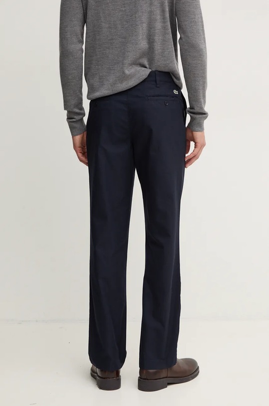 Abbigliamento Lacoste pantaloni in cotone HH7202 blu navy