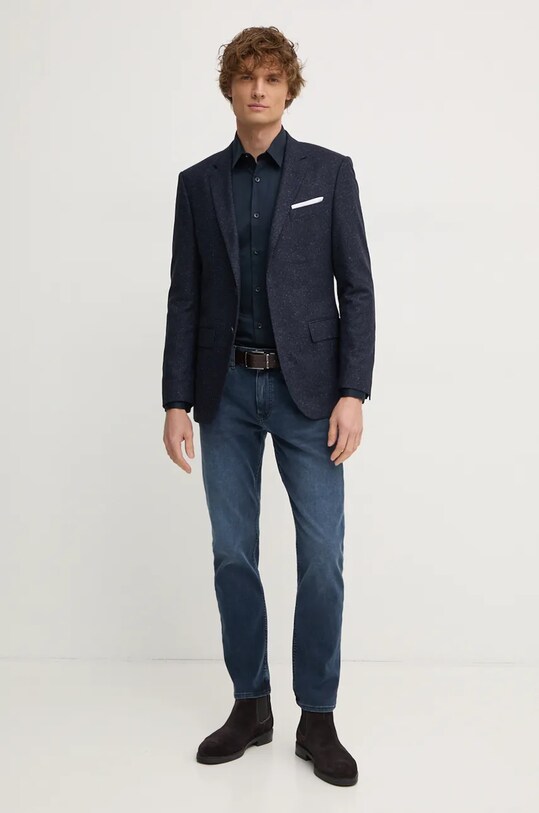 Джинсы BOSS 50527044 голубой AW24