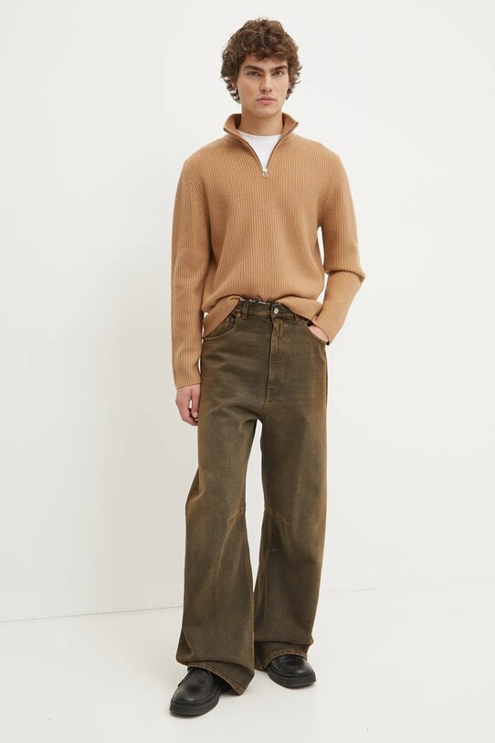 MM6 Maison Margiela jeansi SH2LA0015.S30848 verde AW24