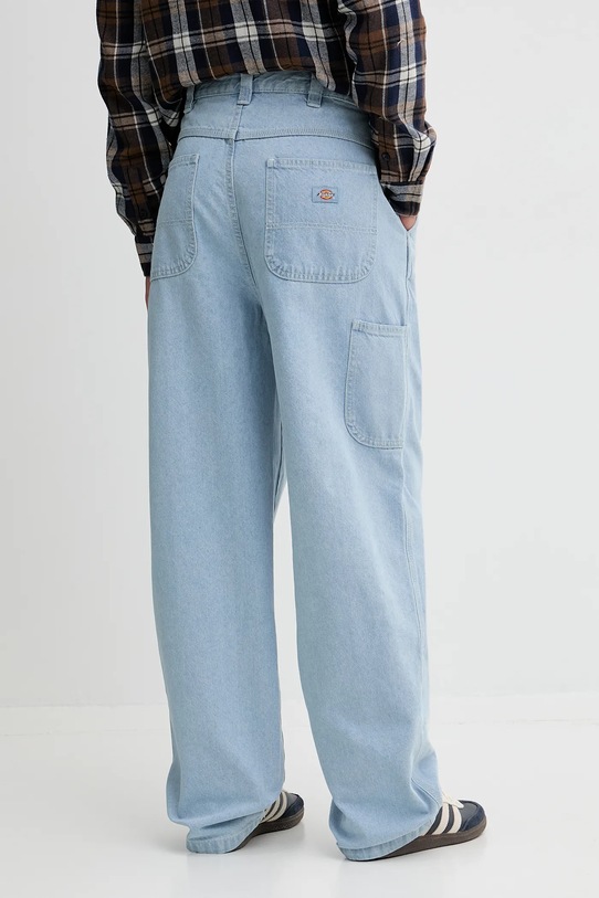 Odzież Dickies jeansy Madison Baggy Fit Denim DK0A4YEC niebieski
