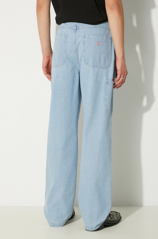 Odzież Dickies jeansy Madison Baggy Fit Denim DK0A4YEC niebieski