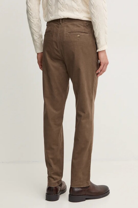 Îmbrăcăminte Sisley pantaloni de catifea cord 41ZNSF04R maro