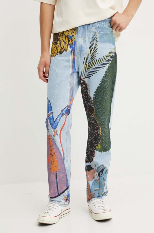 Desigual jeansy DANI niebieski 24SMDD12