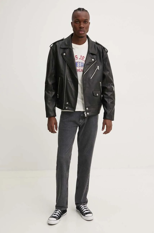 HUGO jeansy 50522201 szary AW24