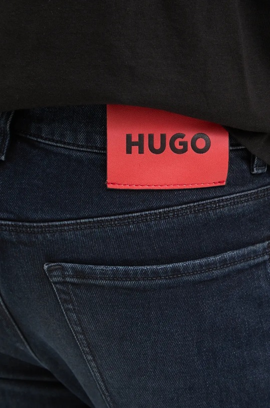 HUGO jeansy granatowy 50522152