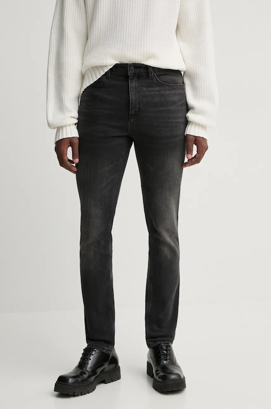 Τζιν παντελόνι HUGO μαύρο 50522162