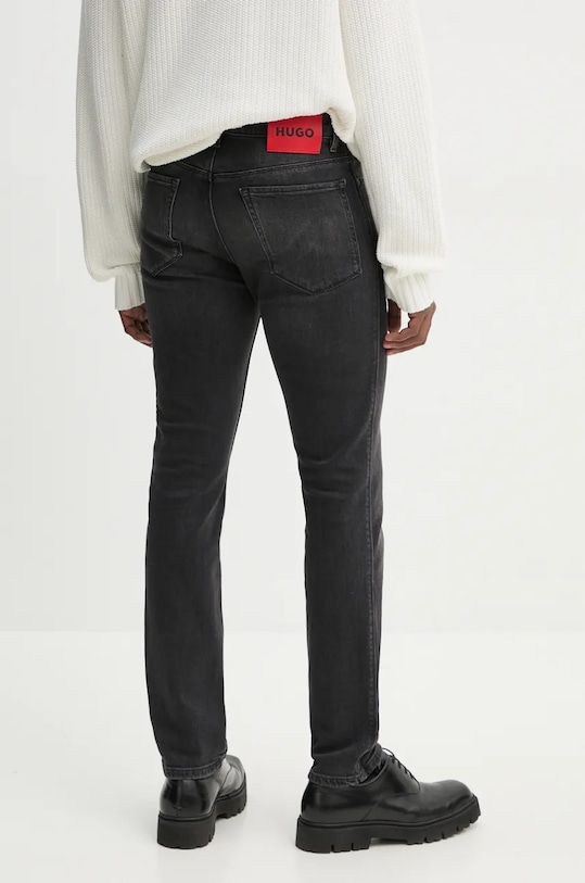 Ρούχα Τζιν παντελόνι HUGO 50522162 μαύρο