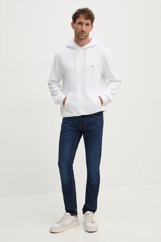 Guess jeansy z domieszką wełny MIAMI M4BAN1.D5GN2 granatowy AW24