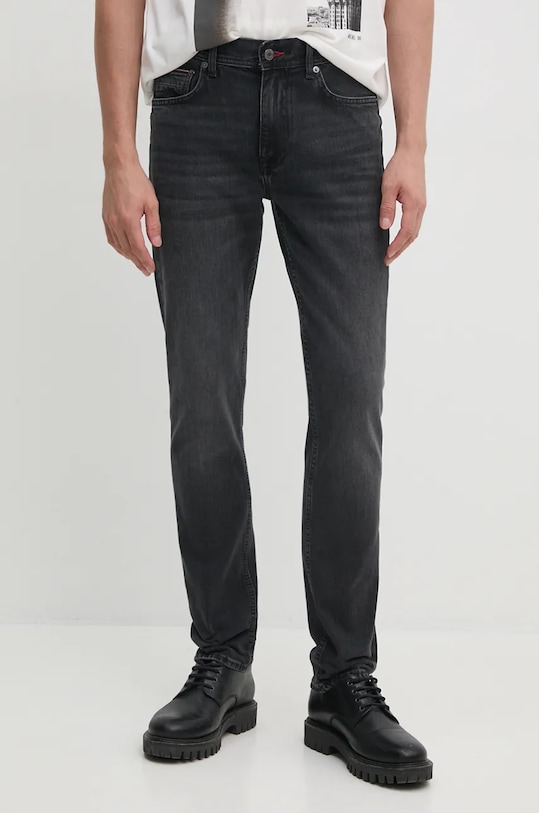 Τζιν παντελόνι Tommy Hilfiger μαύρο MW0MW36673