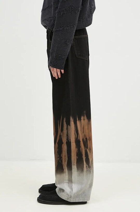 Rick Owens jeansy Geth Jeans DU02D2351.BSUN czarny AW24