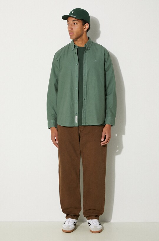 Traperice Carhartt WIP Newel Pant I033123.2Y4J smeđa AW24