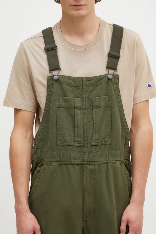 Carhartt WIP denim overalls Cargo Bib Overall green I033752.2BR4J