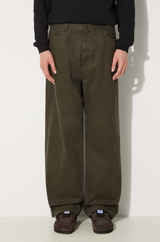 Džíny Carhartt WIP Landon Pant zelená I033756.6302