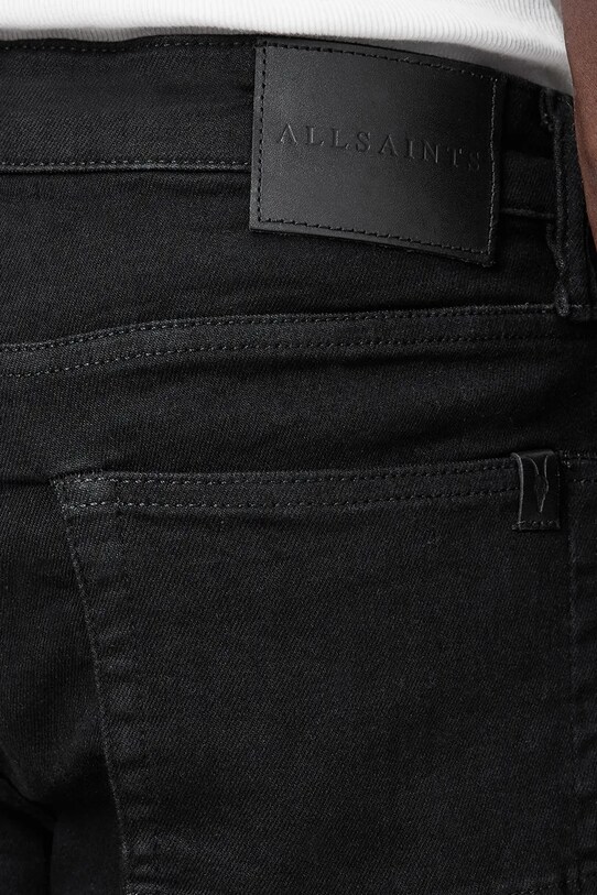 AllSaints jeansy SID czarny M023EB
