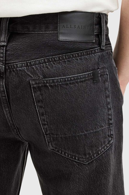 Хлопковые джинсы AllSaints REID чёрный M025EB