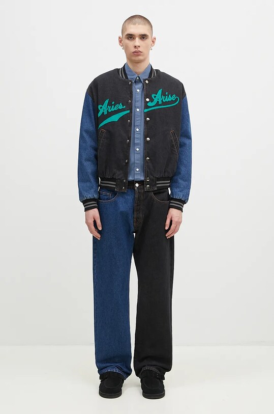 Džíny Aries Varsity Batten Jeans AR3030302 černá