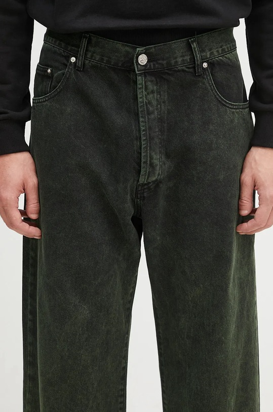Traperice Aries Acid Wash Batten Jean zelena AR3131302
