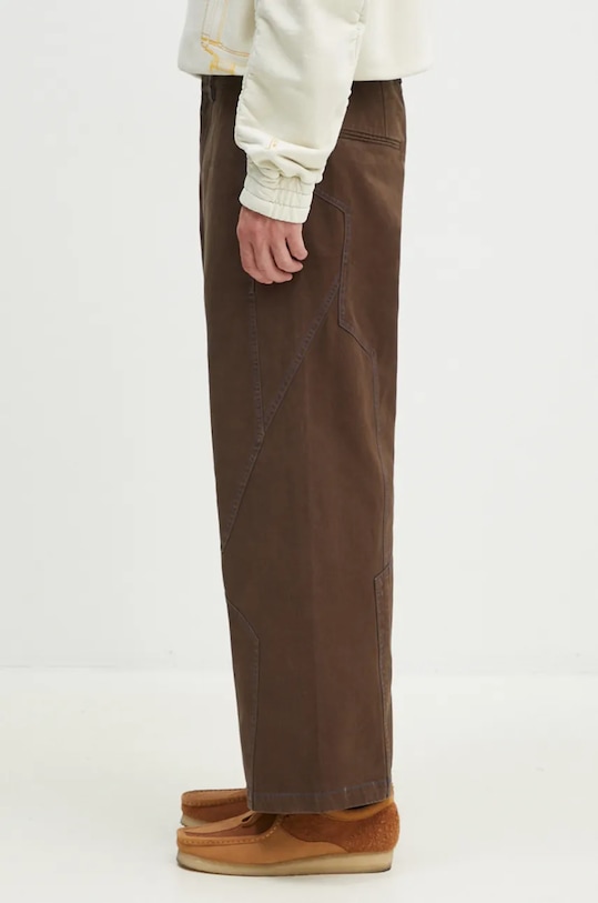Памучни дънки A-COLD-WALL* Format Pant ACWMB306A кафяв AW24