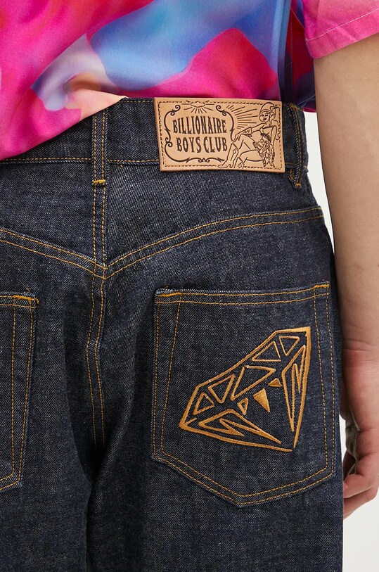 Billionaire Boys Club jeansy Diamonds & Dollars Selvedge Denim B24316 granatowy