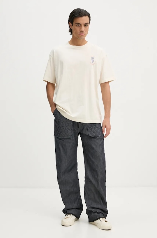 G-Star pantaloni de bumbac D25352.D539 bleumarin AW24