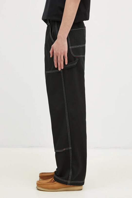 ICECREAM jeansi Canvas Carpenter Pant ICW001 negru SS25