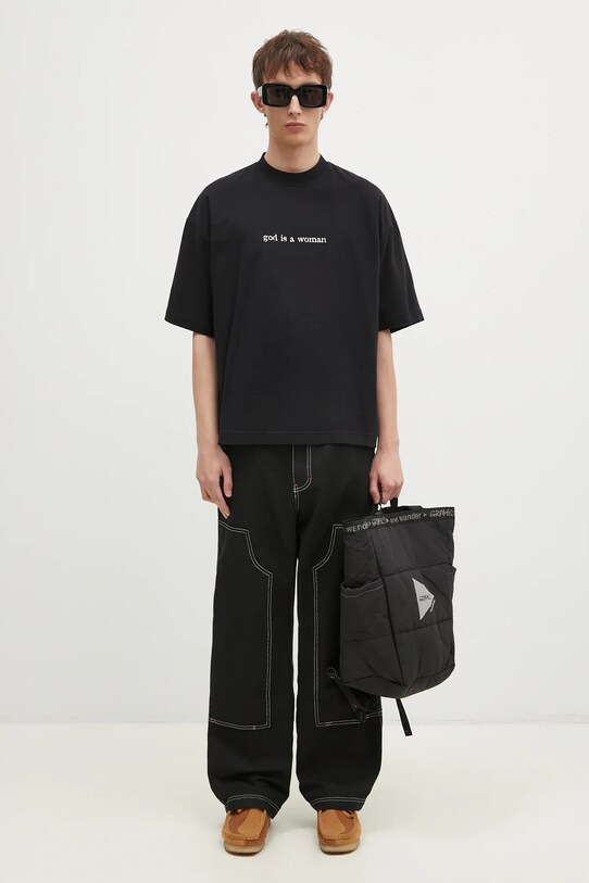 ICECREAM jeansi Canvas Carpenter Pant ICW001 negru