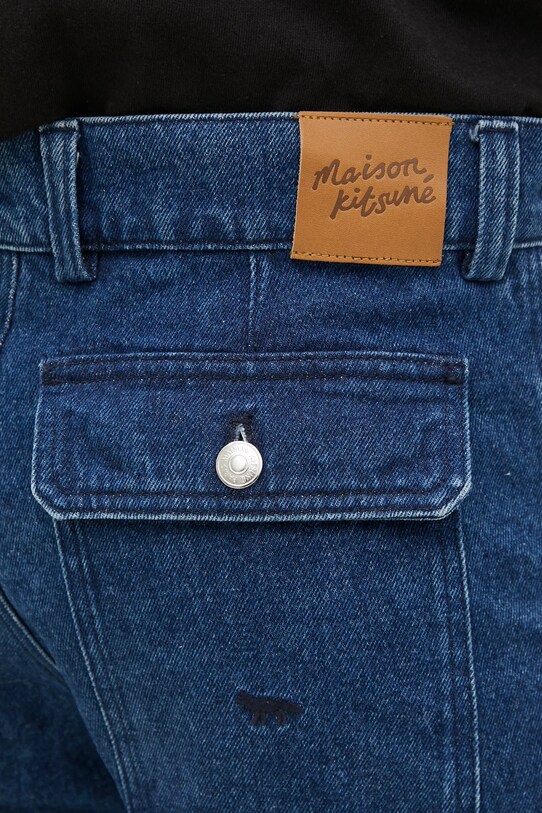 Maison Kitsuné jeans Workwear Pants navy NM01108WW5023