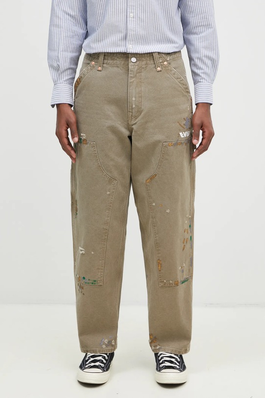 Evisu jeans Seagull Emb & Evisu Print beige 2EAHTM4PT8035