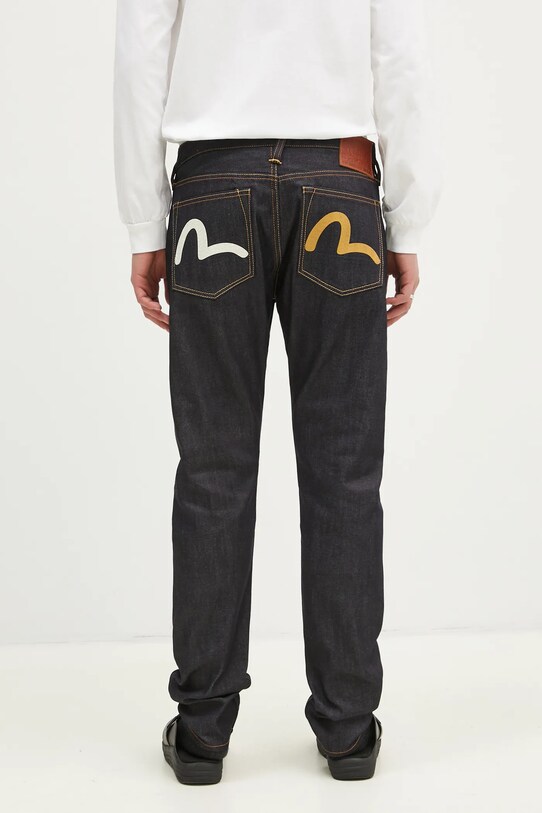 Clothing Evisu jeans Seagull Printed 2EAHTM4JE1049 navy