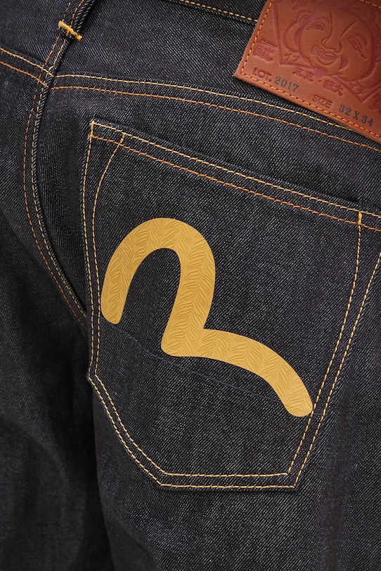Джинсы Evisu Seagull Printed тёмно-синий 2EAHTM4JE1049