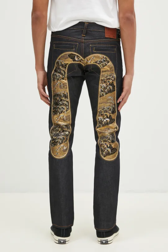 Evisu jeans Brocade Daicock navy 2EAHTM4JE7012