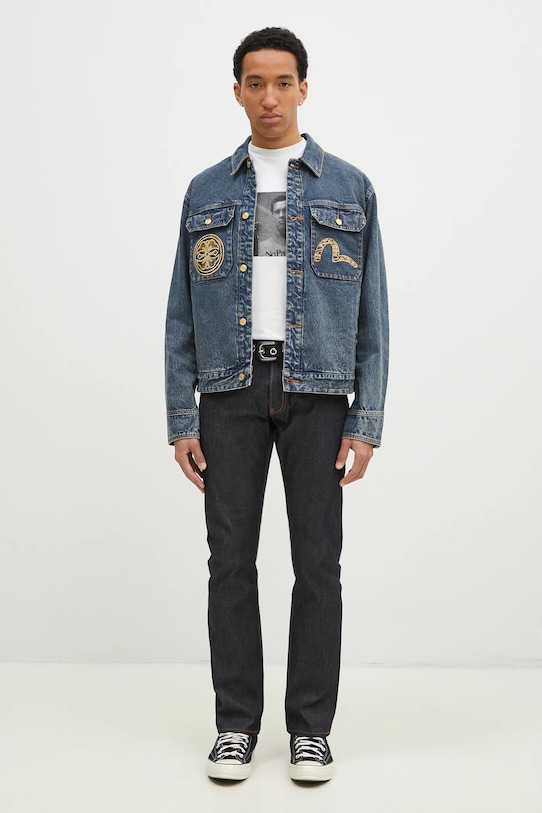 Evisu jeans Brocade Daicock 2EAHTM4JE7012 navy