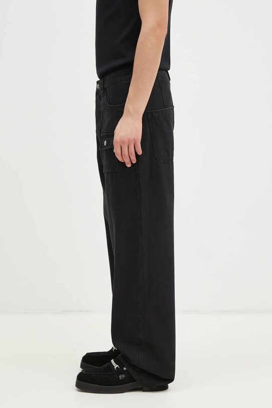 PLEASURES jeans Grind Baggy P24W029 black AW24