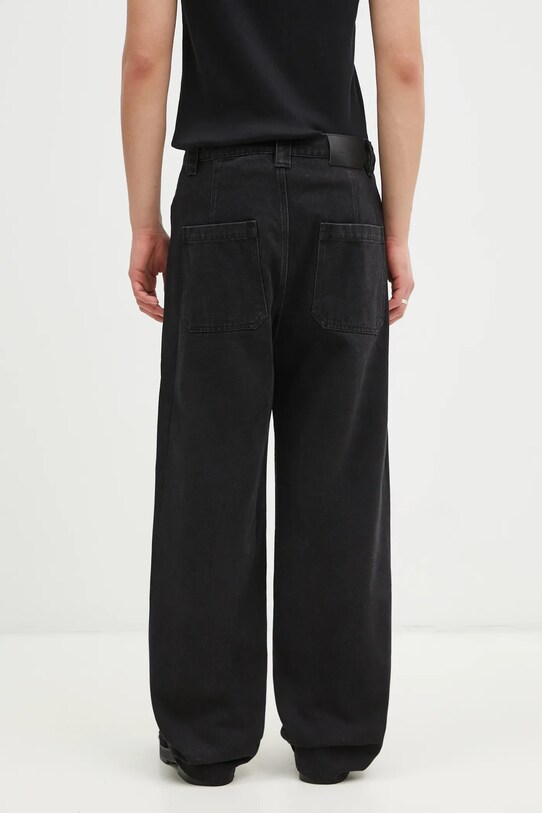 Clothing PLEASURES jeans Grind Baggy P24W029 black