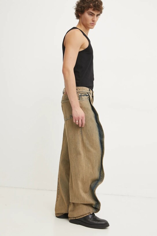 Y/Project jeansi BANANA JEANS 207PA004 maro