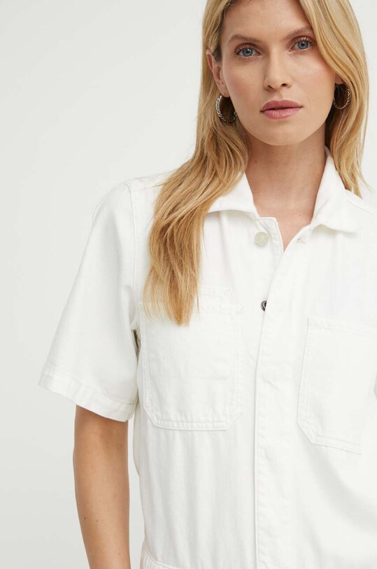 G-Star salopetă jeans gri D24394.D551