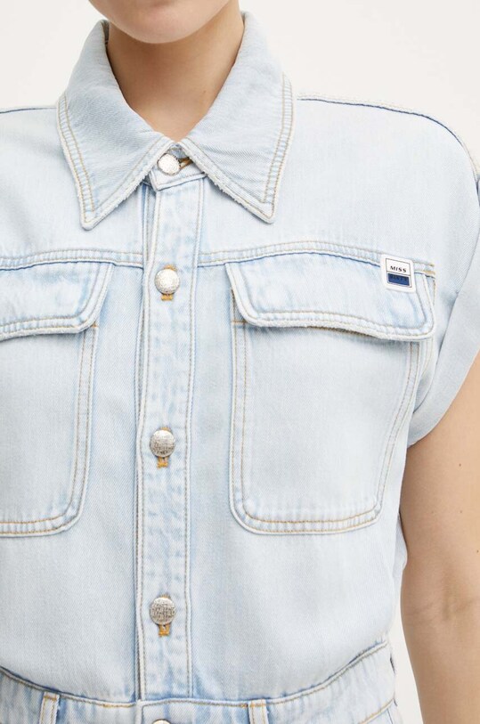 Rifľový overal Miss Sixty 6L2JJ0280000 JJ0280 DENIM S/JUMPSUIT 6L2JJ0280000 modrá