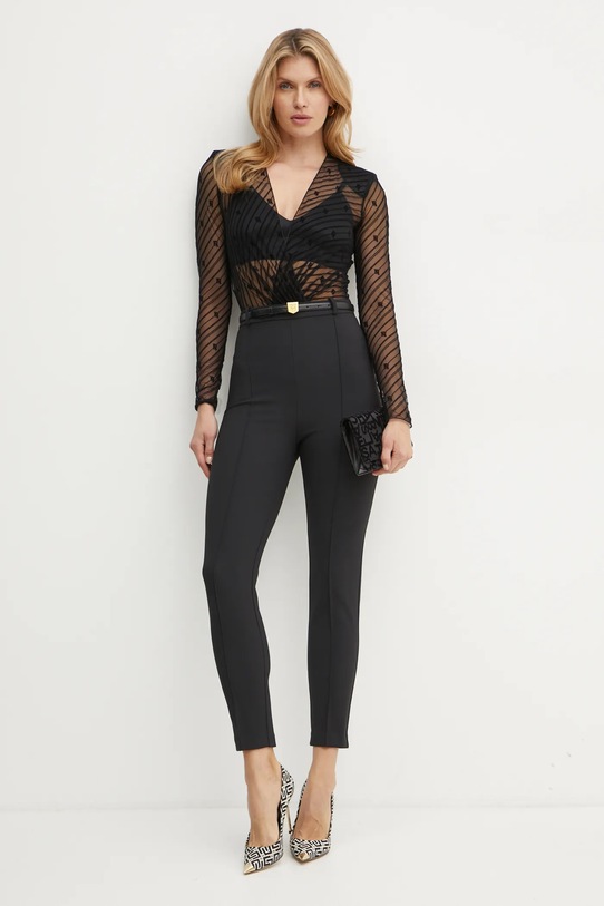 Комбінезон Elisabetta Franchi довгий чорний TU02146E2