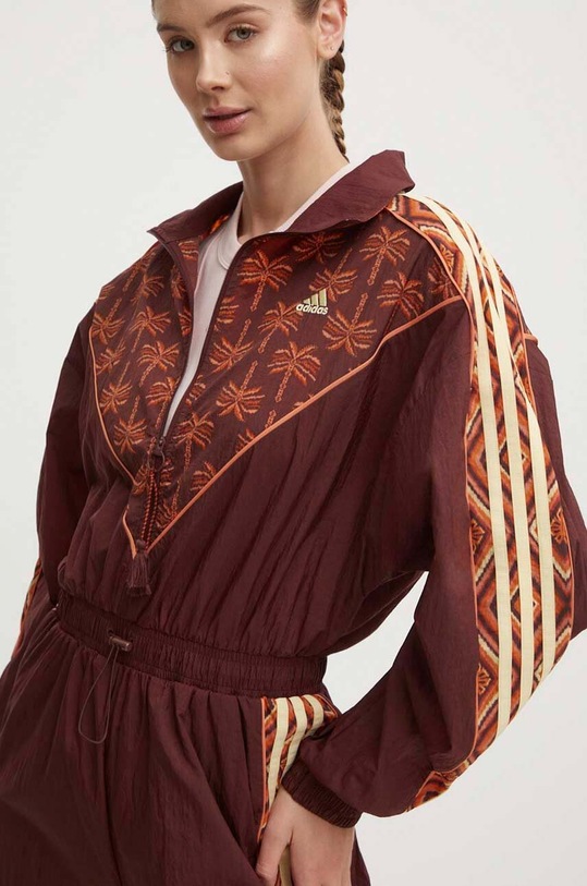 Ολόσωμη φόρμα adidas x Farm Rio casual καφέ IV9741