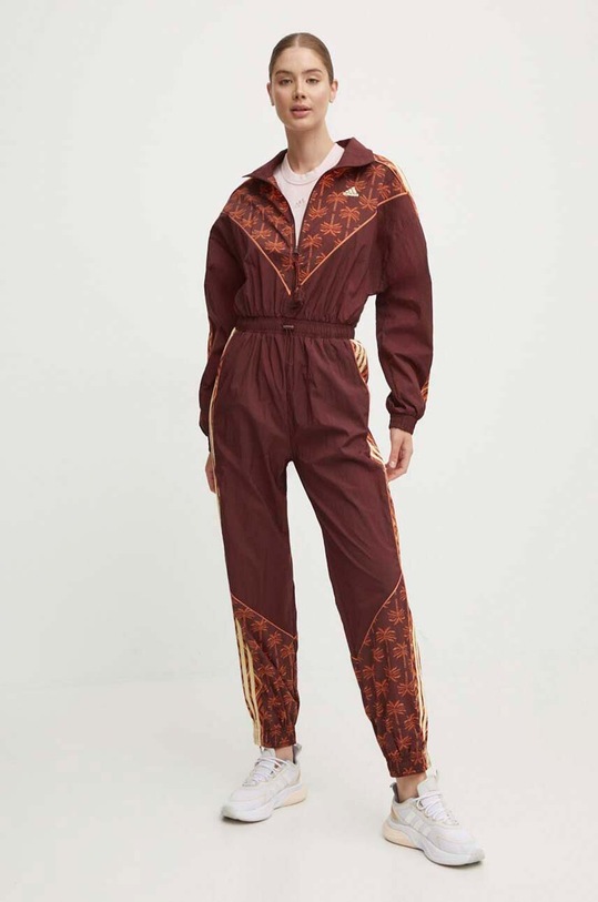 Ολόσωμη φόρμα adidas x Farm Rio IV9741 καφέ AW24