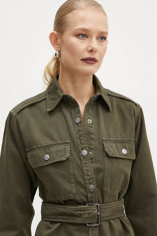 Weekend Max Mara kombinezon jeansowy zielony 2425246016600