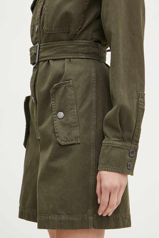 Weekend Max Mara kombinezon jeansowy 2425246016600 zielony