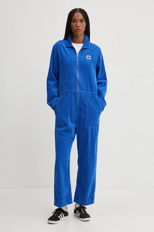 Одяг Вельветовий комбінезон Quiksilver Cord Jumpsuit EQYNP03319 блакитний