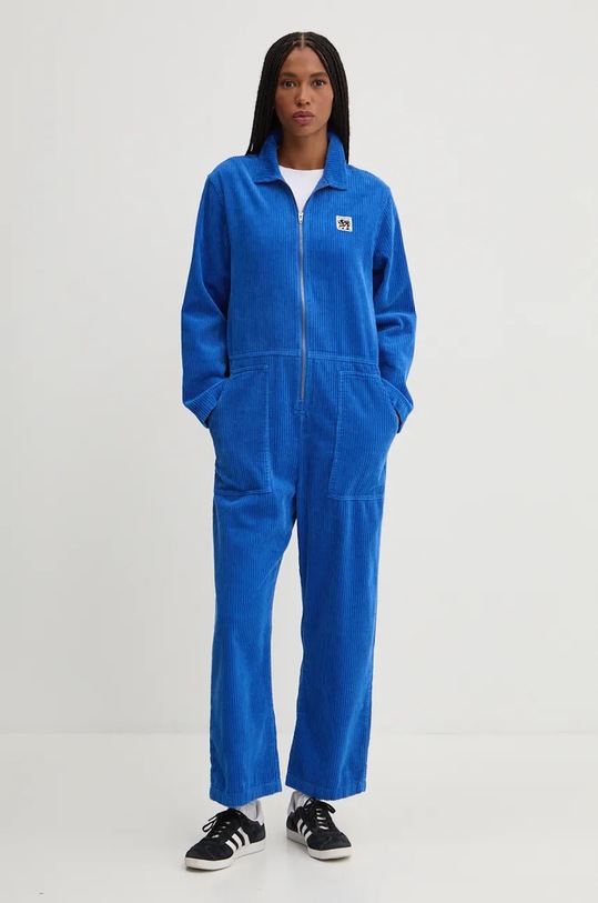 Îmbrăcăminte Quiksilver salopeta din catifea Cord Jumpsuit EQYNP03319 albastru