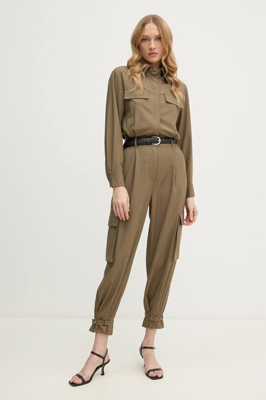 Sisley salopeta verde 43J0LT00L
