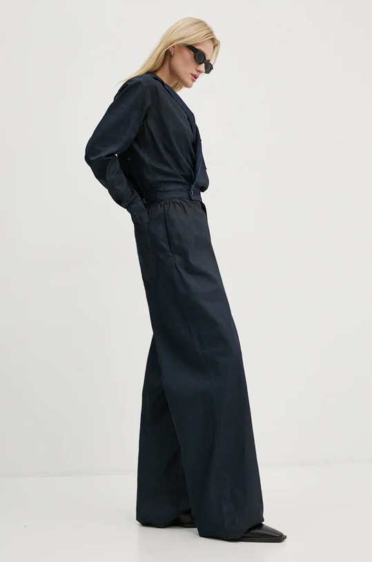 Îmbrăcăminte G-Star salopetă din bumbac D25317.D777 bleumarin