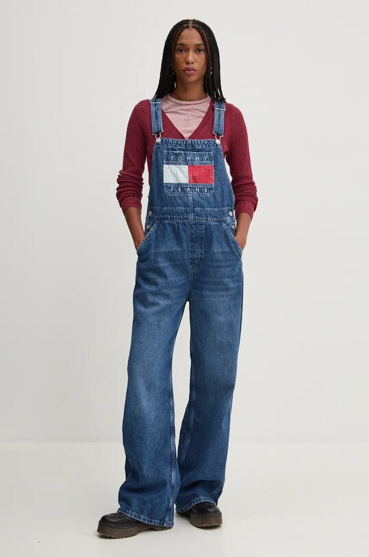 Džínové lacláče Tommy Jeans modrá DW0DW19637