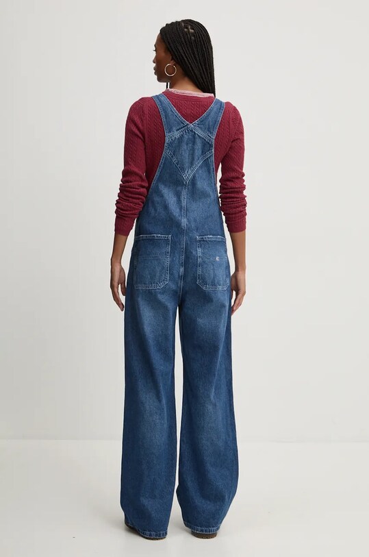 Oblečení Džínové lacláče Tommy Jeans DW0DW19637 modrá