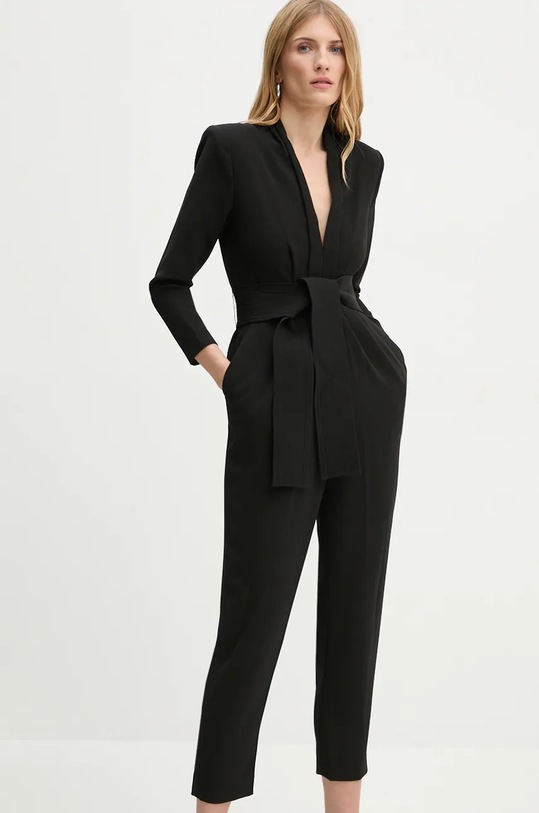 A.L.C. tuta elegante tessuto nero 4CJMP00028
