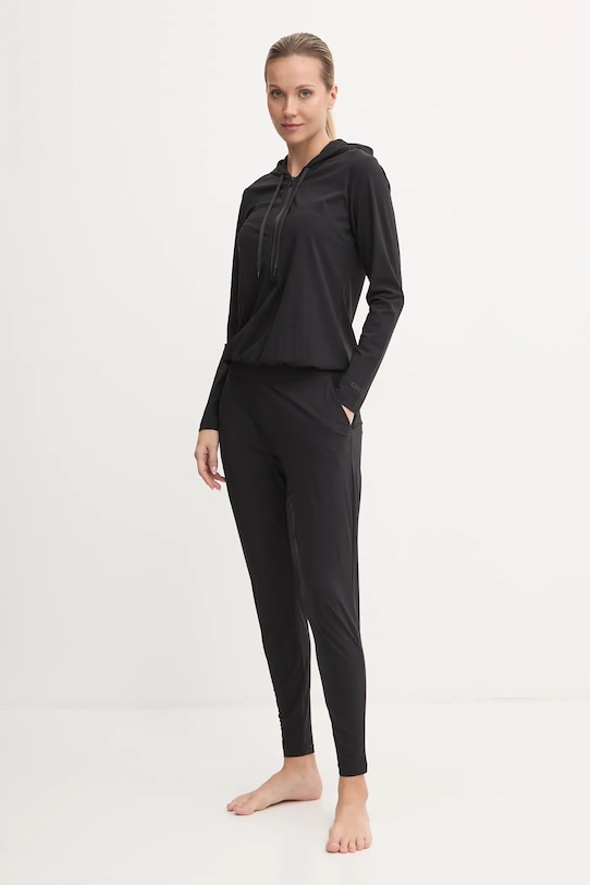 Jógový overal Casall Weekend pletenina černá 20602